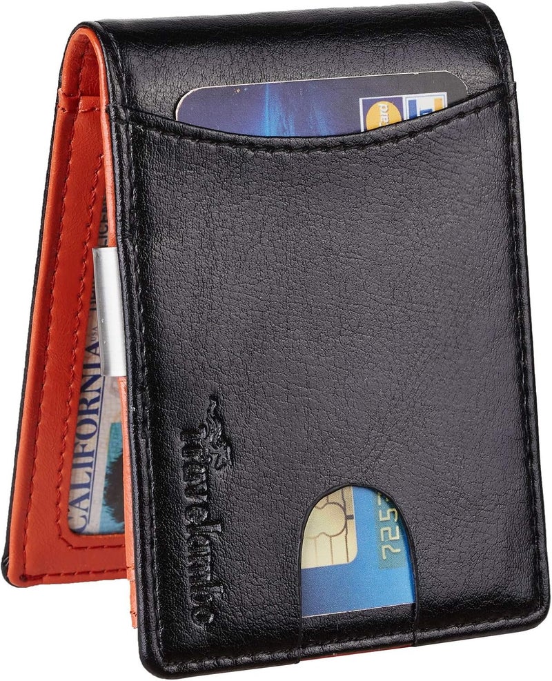 Travelambo Black Leather For Men - Bifold Wallets - Image 4